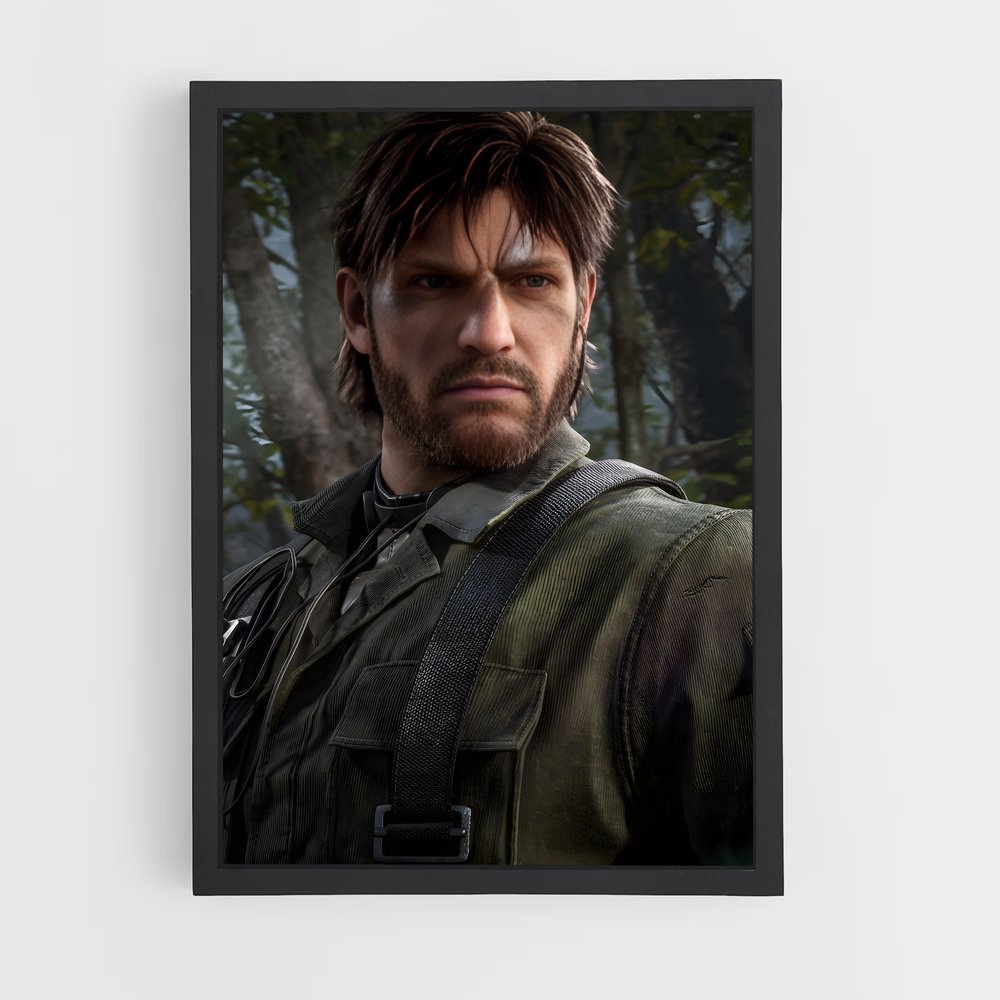 Poster Big boss – affiche Metal gear solid (vue 2)